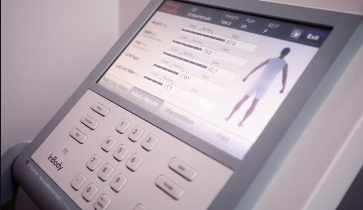 InBody body composition analysis
