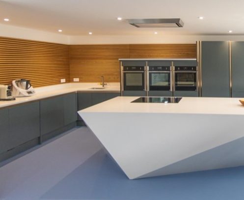 The clinic kitchen