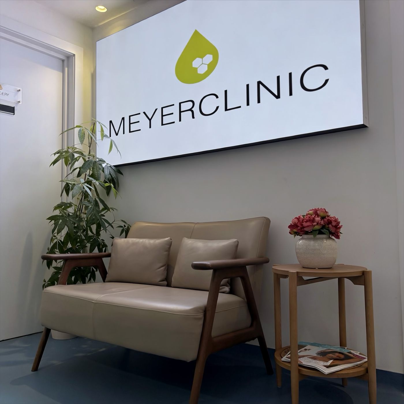 The waiting area