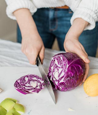 Preparing healthy vegetables | Meyer Clinic